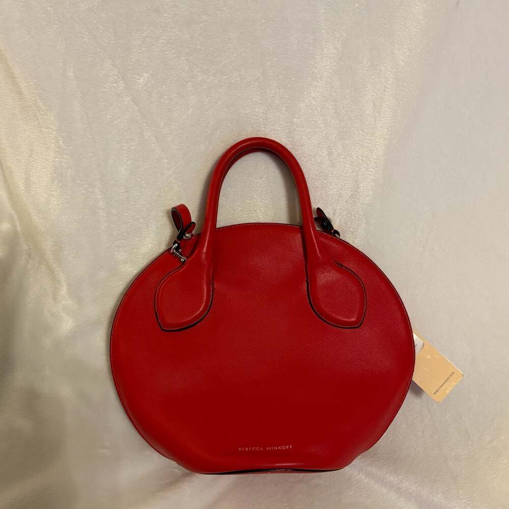 Rebecca Minkoff Pippa Mini Dome Satchel in Tomato Red
